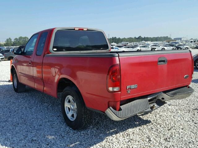 1FTZX17271KA28173 - 2001 FORD F150 RED photo 3