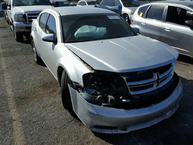 1B3BD1FB8BN554471 - 2011 DODGE AVENGER MA SILVER photo 1