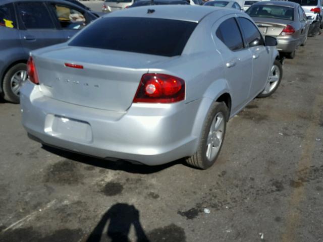 1B3BD1FB8BN554471 - 2011 DODGE AVENGER MA SILVER photo 4