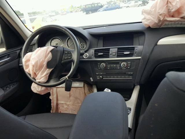 5UXWX5C5XBL712588 - 2011 BMW X3 XDRIVE2 Серый фото 9