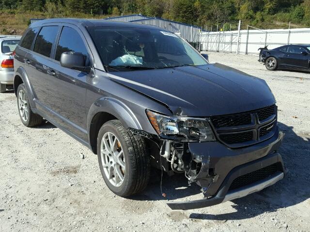 3C4PDDEG1FT607388 - 2015 DODGE JOURNEY R/ GRAY photo 1