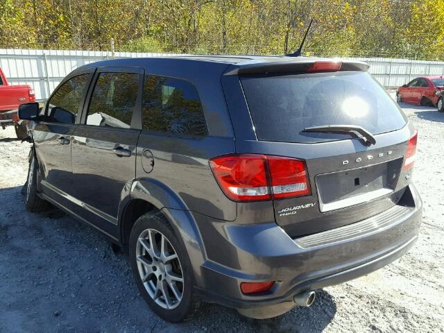 3C4PDDEG1FT607388 - 2015 DODGE JOURNEY R/ GRAY photo 3