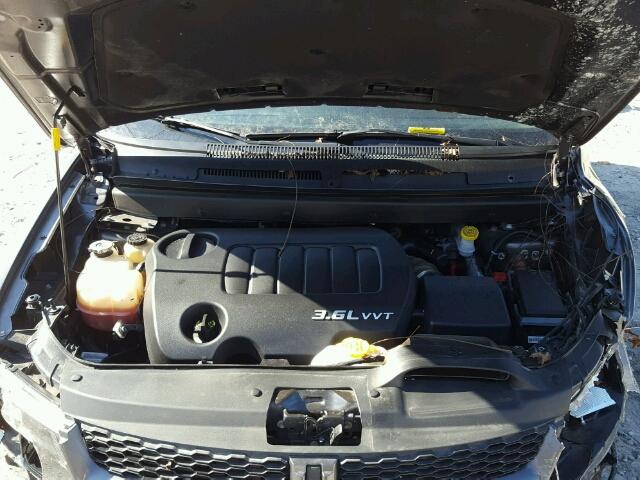 3C4PDDEG1FT607388 - 2015 DODGE JOURNEY R/ GRAY photo 7