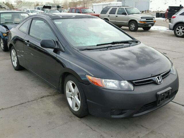 2HGFG12857H553197 - 2007 HONDA CIVIC EX შავი ფოტო 1