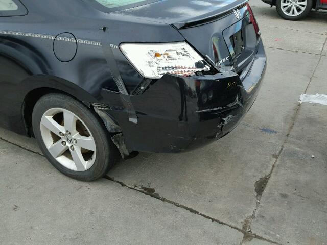 2HGFG12857H553197 - 2007 HONDA CIVIC EX შავი ფოტო 10