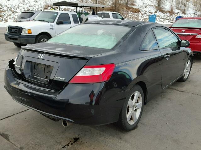 2HGFG12857H553197 - 2007 HONDA CIVIC EX შავი ფოტო 4