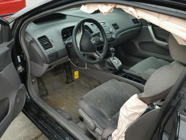 2HGFG12857H553197 - 2007 HONDA CIVIC EX შავი ფოტო 9