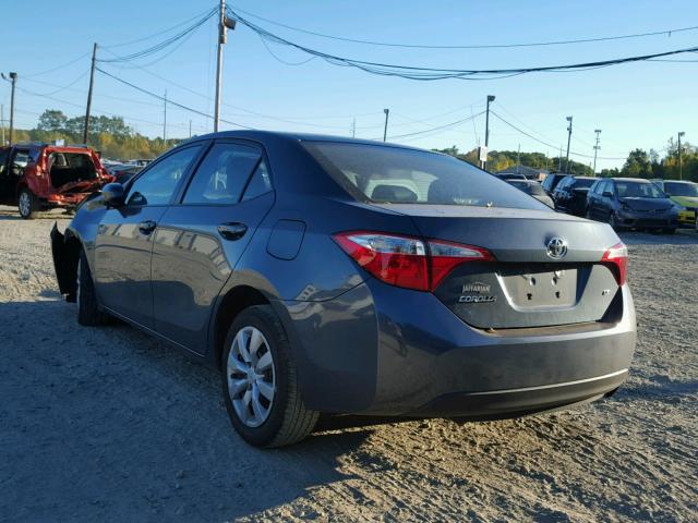 2T1BURHE8GC567588 - 2016 TOYOTA COROLLA L GRAY photo 3