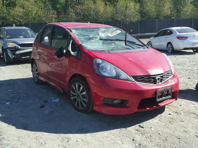 JHMGE8H59DC079525 - 2013 HONDA FIT SPORT RED photo 1