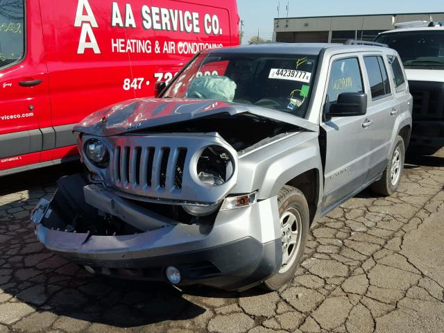 1C4NJPBA7FD377122 - 2015 JEEP PATRIOT SP SILVER photo 2