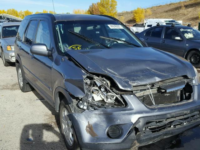 JHLRD78906C006639 - 2006 HONDA CR-V SE SILVER photo 1