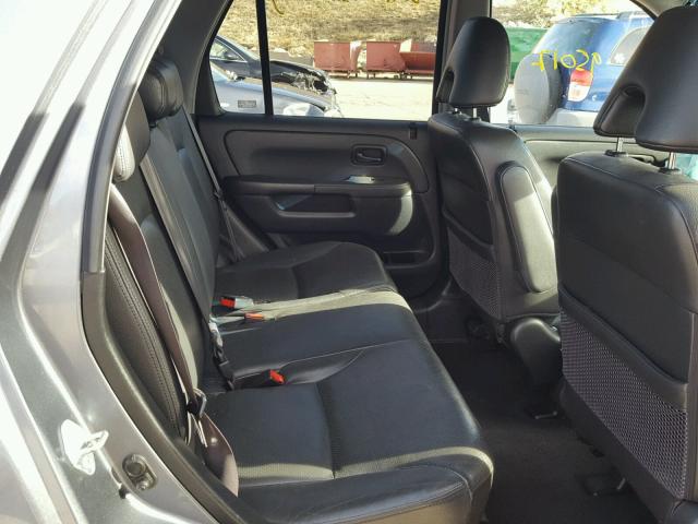 JHLRD78906C006639 - 2006 HONDA CR-V SE SILVER photo 6