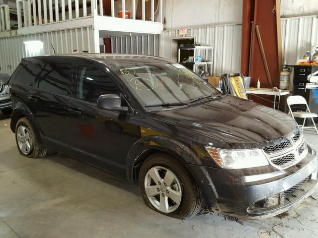 3C4PDCAB0DT558816 - 2013 DODGE JOURNEY SE BLACK photo 1