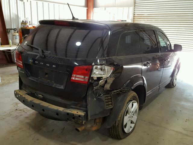 3C4PDCAB0DT558816 - 2013 DODGE JOURNEY SE BLACK photo 4