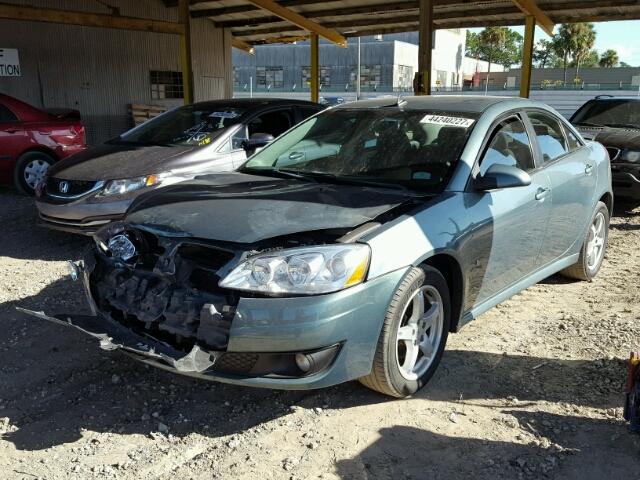 1G2ZJ57K894255904 - 2009 PONTIAC G6 BLUE photo 2