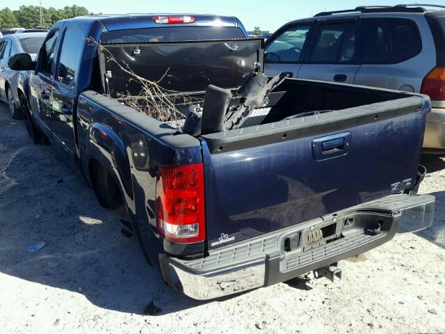 3GTP1VE07CG182913 - 2012 GMC SIERRA C15 BLUE photo 3