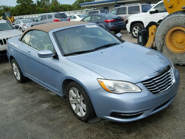 1C3BCBEG7CN224511 - 2012 CHRYSLER 200 TOURIN BLUE photo 1