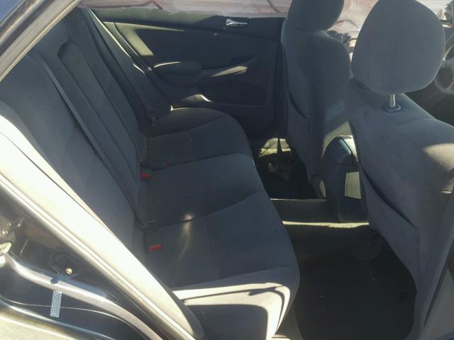 1HGCM56337A048100 - 2007 HONDA ACCORD SE GRAY photo 6