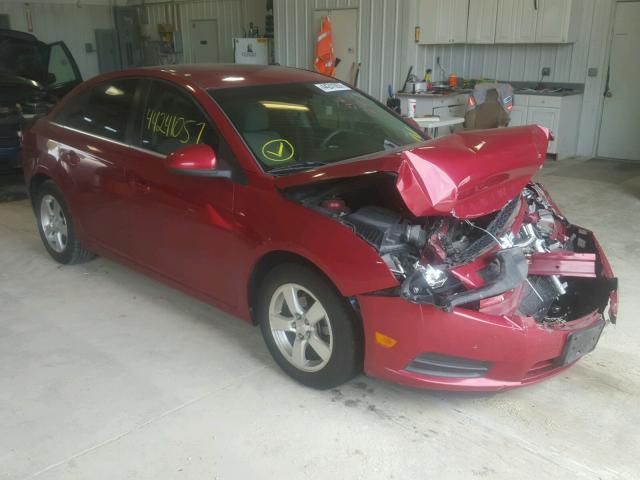 1G1PE5SC8C7231835 - 2012 CHEVROLET CRUZE LT RED photo 1