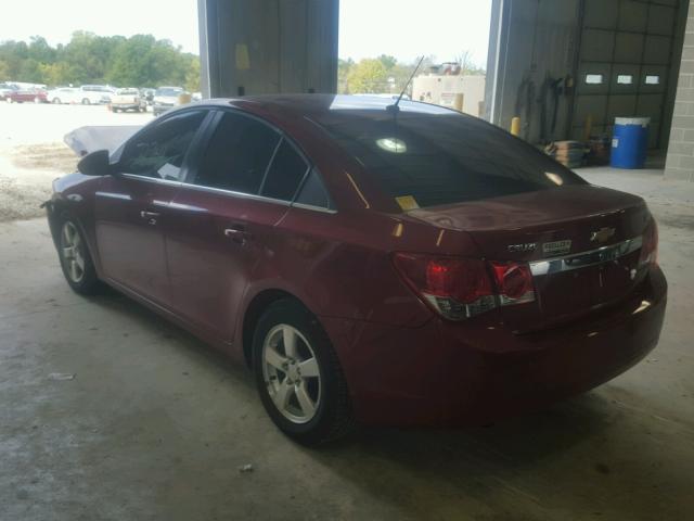 1G1PE5SC8C7231835 - 2012 CHEVROLET CRUZE LT RED photo 3