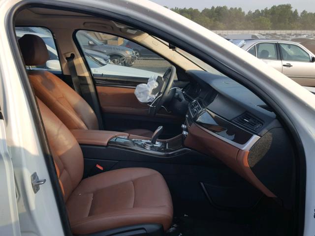 WBA5A5C57ED500855 - 2014 BMW 528 I WHITE photo 5