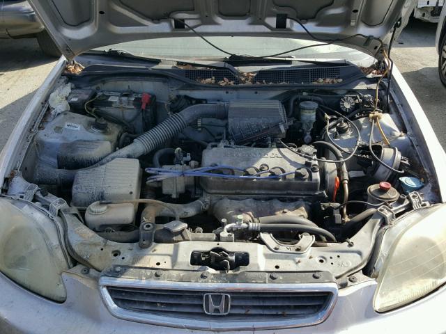 2HGEJ6607TH545238 - 1996 HONDA CIVIC LX SILVER photo 7