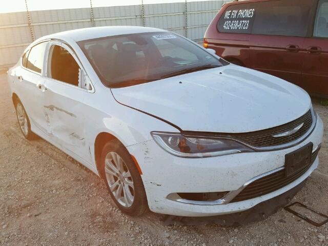 1C3CCCAB1FN594331 - 2015 CHRYSLER 200 LIMITE WHITE photo 1