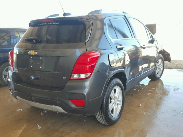 KL7CJLSBXHB149295 - 2017 CHEVROLET TRAX 1LT GRAY photo 4