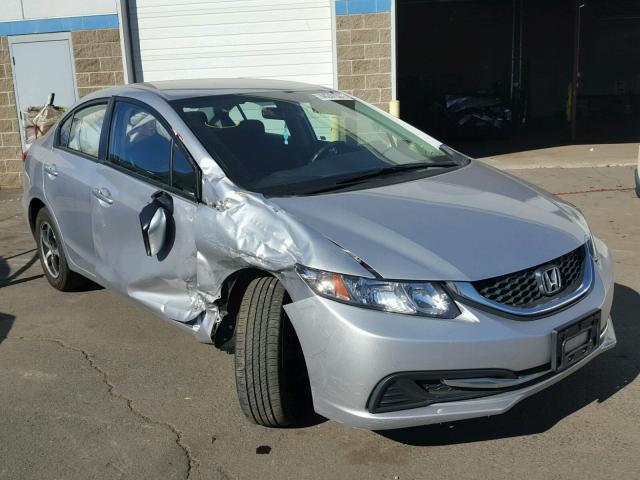 19XFB2F78FE250641 - 2015 HONDA CIVIC SE SILVER photo 1