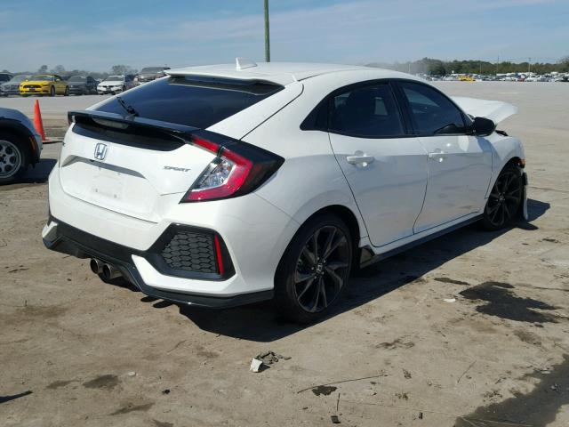 SHHFK7G48HU223470 - 2017 HONDA CIVIC SPOR WHITE photo 4