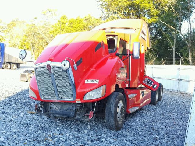 1XKAD48X7BJ294578 - 2011 KENWORTH CONSTRUCTI RED photo 2