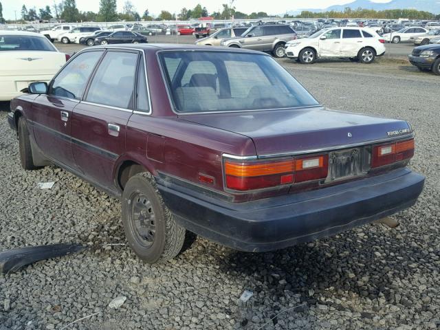 4T1SV24E6LU121183 - 1990 TOYOTA CAMRY MAROON photo 3