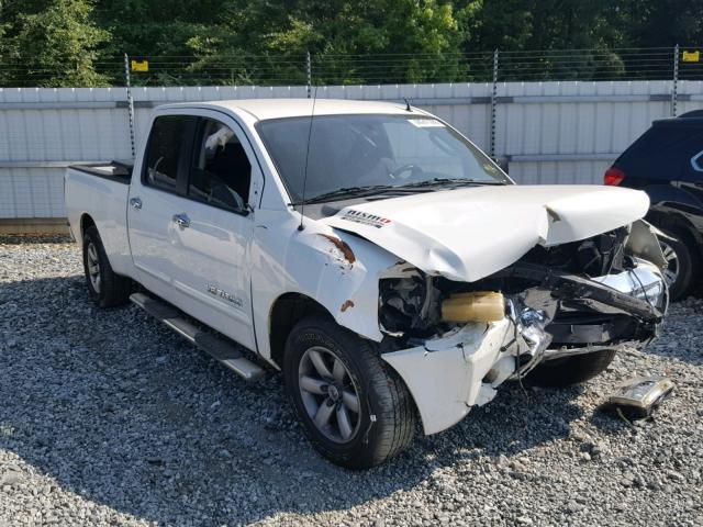 1N6AA0FK6AN323464 - 2010 NISSAN TITAN XE WHITE photo 1