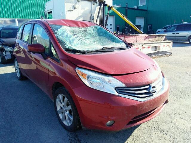 3N1CE2CP4FL437114 - 2015 NISSAN VERSA NOTE RED photo 1