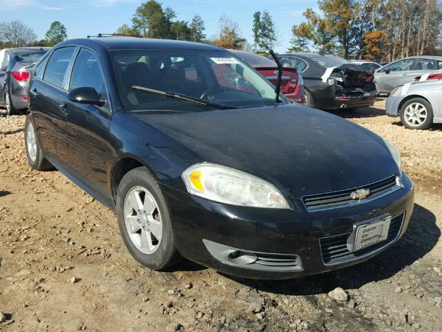 2G1WB5EK4A1180545 - 2010 CHEVROLET IMPALA LT BLACK photo 1