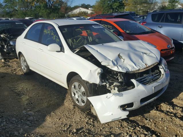 KNAFE121785496529 - 2008 KIA SPECTRA WHITE photo 1