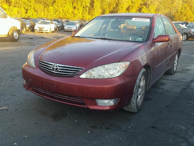 4T1BF30K96U115400 - 2006 TOYOTA CAMRY LE RED photo 2