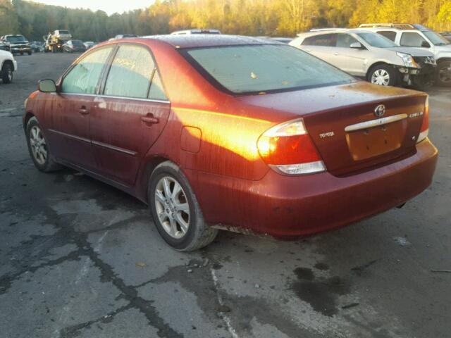 4T1BF30K96U115400 - 2006 TOYOTA CAMRY LE RED photo 3