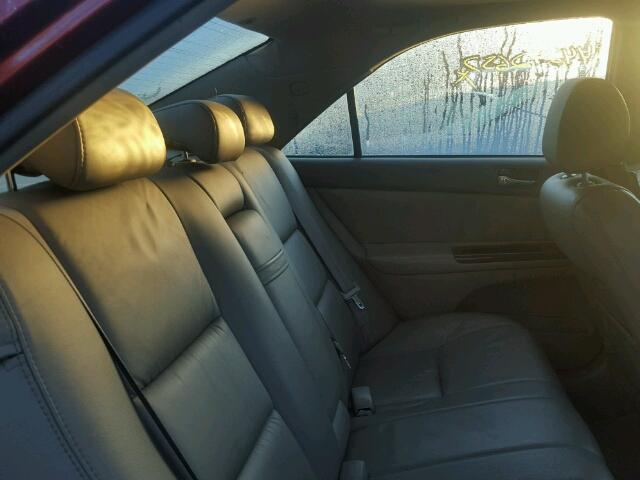 4T1BF30K96U115400 - 2006 TOYOTA CAMRY LE წითელი ფოტო 6