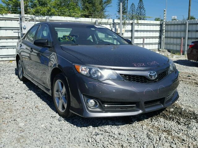 4T1BF1FK3EU314145 - 2014 TOYOTA CAMRY L GRAY photo 1