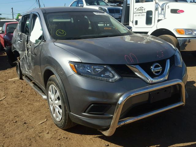 KNMAT2MV5FP542014 - 2015 NISSAN ROGUE SILVER photo 1