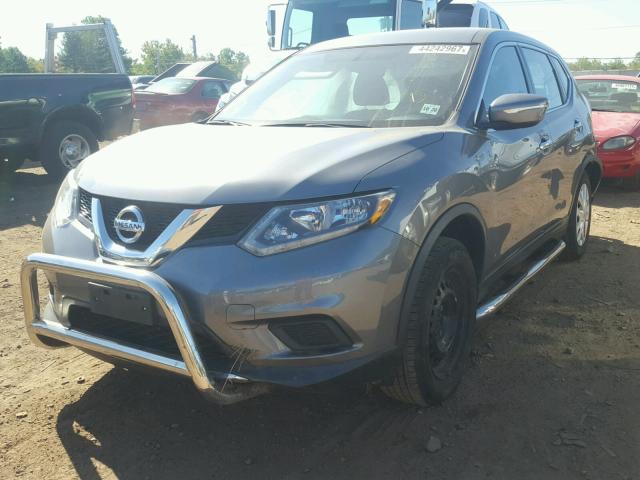 KNMAT2MV5FP542014 - 2015 NISSAN ROGUE SILVER photo 2