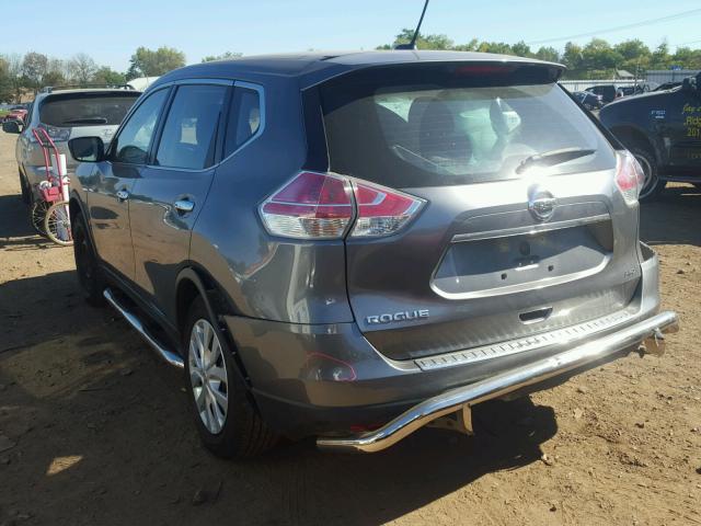 KNMAT2MV5FP542014 - 2015 NISSAN ROGUE SILVER photo 3