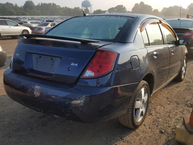 1G8AL55B07Z118522 - 2007 SATURN ION LEVEL BLUE photo 4