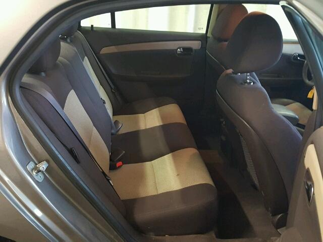 1G1ZC5E08AF305452 - 2010 CHEVROLET MALIBU 1LT TAN photo 6