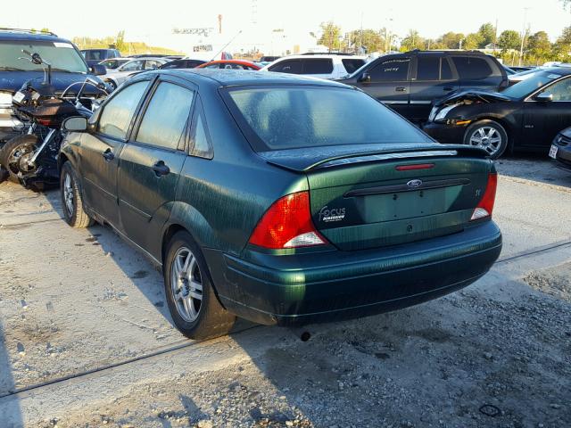 1FAFP3437YW140492 - 2000 FORD FOCUS SE GREEN photo 3