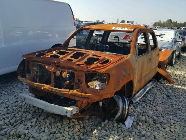 3TMLU4EN8DM119222 - 2013 TOYOTA TACOMA DOU BURN photo 2