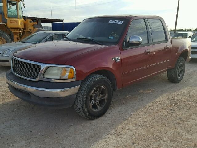 1FTRW07L62KE27566 - 2002 FORD F150 SUPER BURGUNDY photo 2