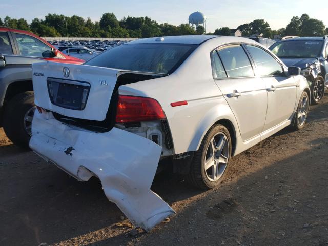 19UUA66225A056888 - 2005 ACURA TL WHITE photo 4