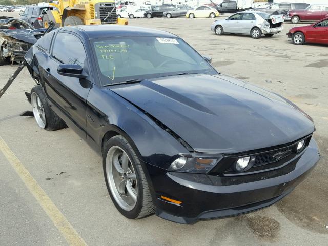 1ZVBP8CF8C5266468 - 2012 FORD MUSTANG GT BLACK photo 1